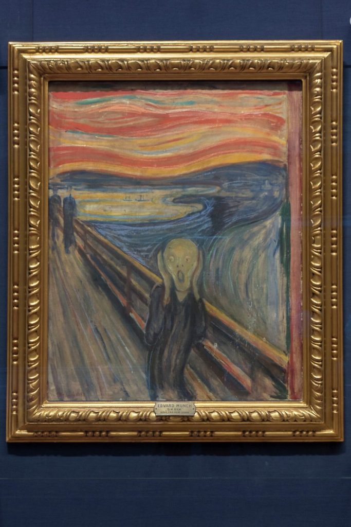 the world-famous painting "The Scream"