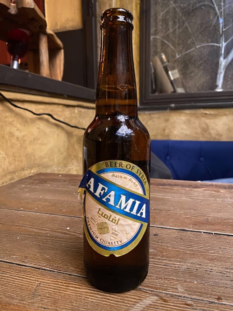 A Local Afamia Beer bottle, a delightful surprice