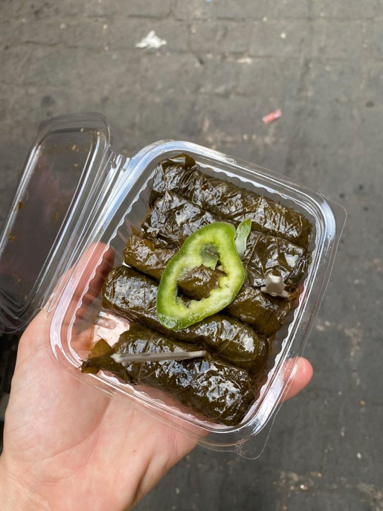 Traditional syrian dolma. Fresh street food is one of my favorite things to do in Damascus