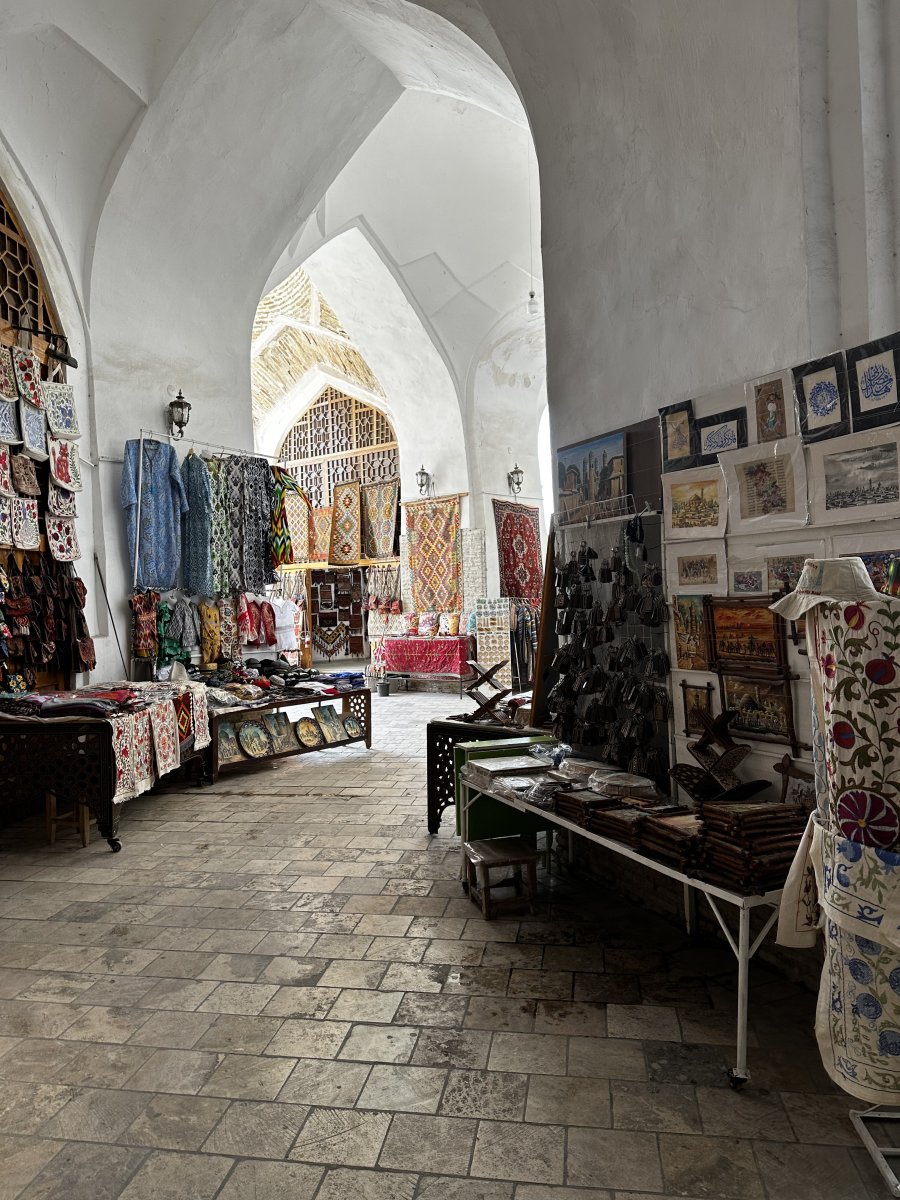 A market in Bukhara