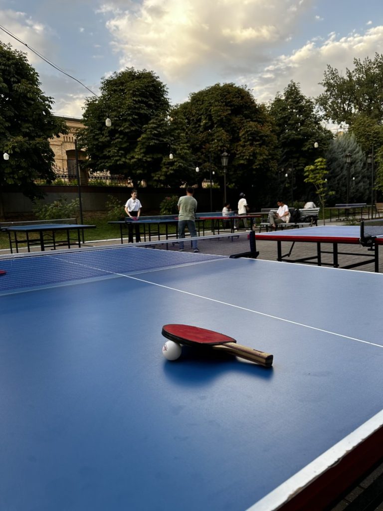 A table tennis platform in Sailgokh Street