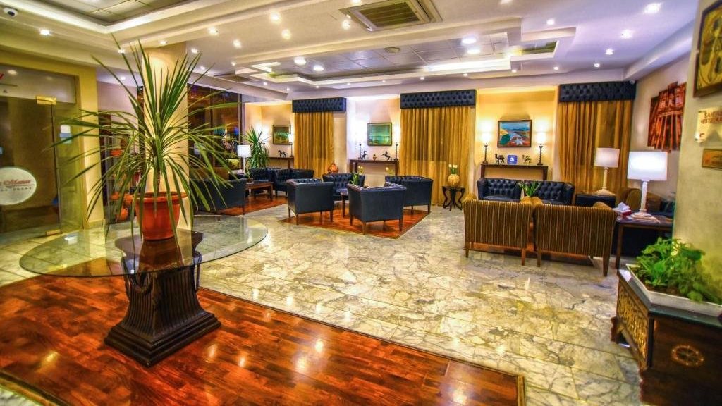 The interior of La Maison Hotel in wadi musa