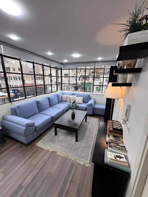 The Boutique Hotel Amman is a smaller, characterful property located downtown with easy walking access to the Roman Amphitheatre and Hashemite Plaza.