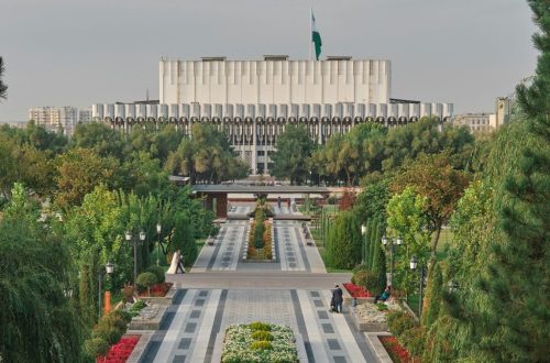The Alisher Navoi Park in Uzbekistan