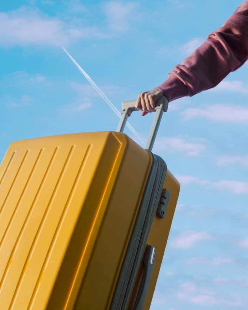 A suitcase