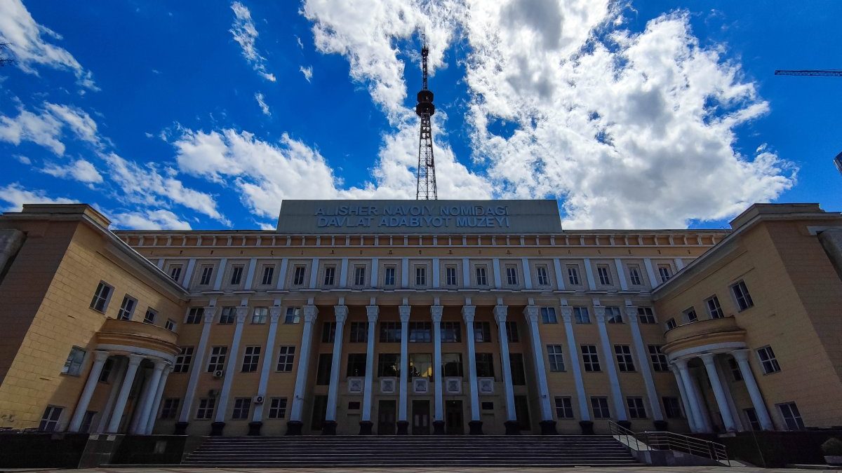 the Alisher Navoi museum of history in Tashkent