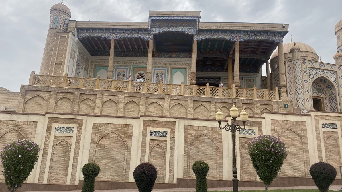 The Hazrat Khizr mosque in Samarkand
