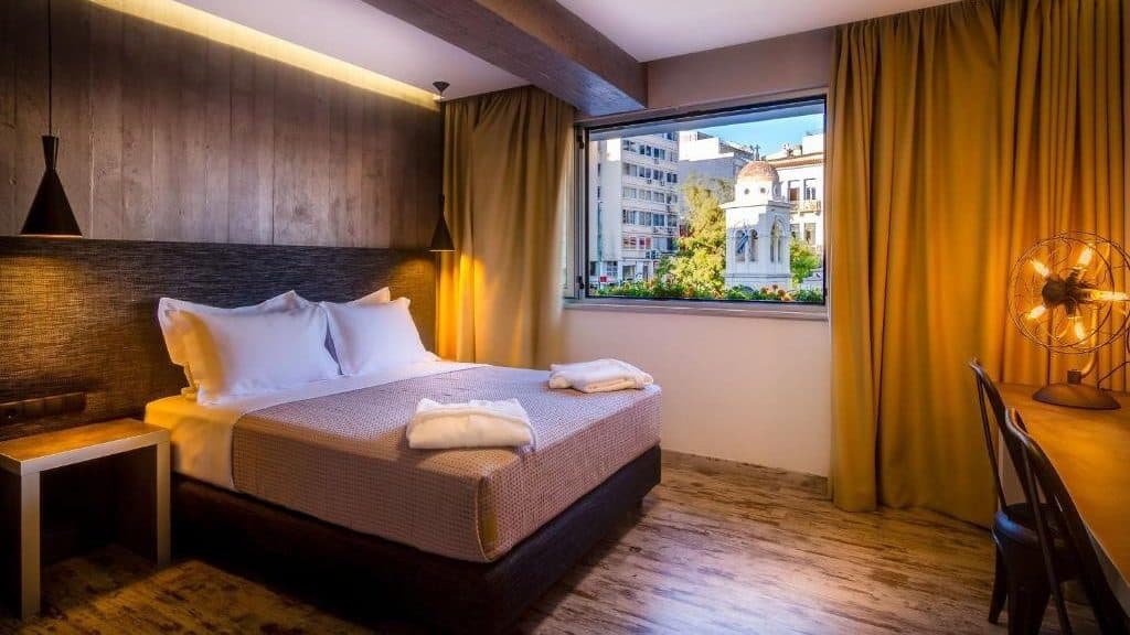 A room at 360 Degrees Hotel in Athens, Greece