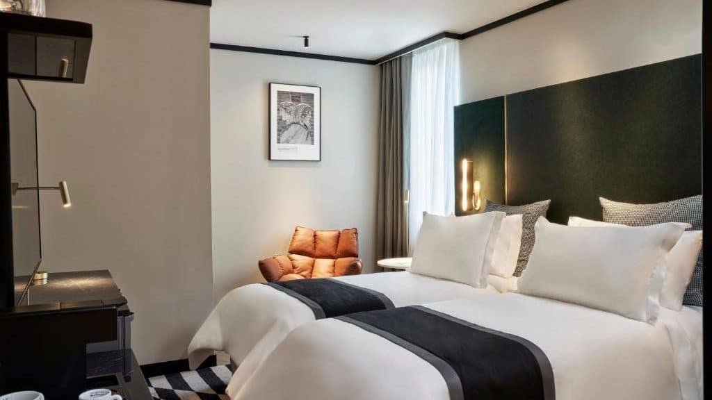 A room at Academias Hotel in Athens, Greece