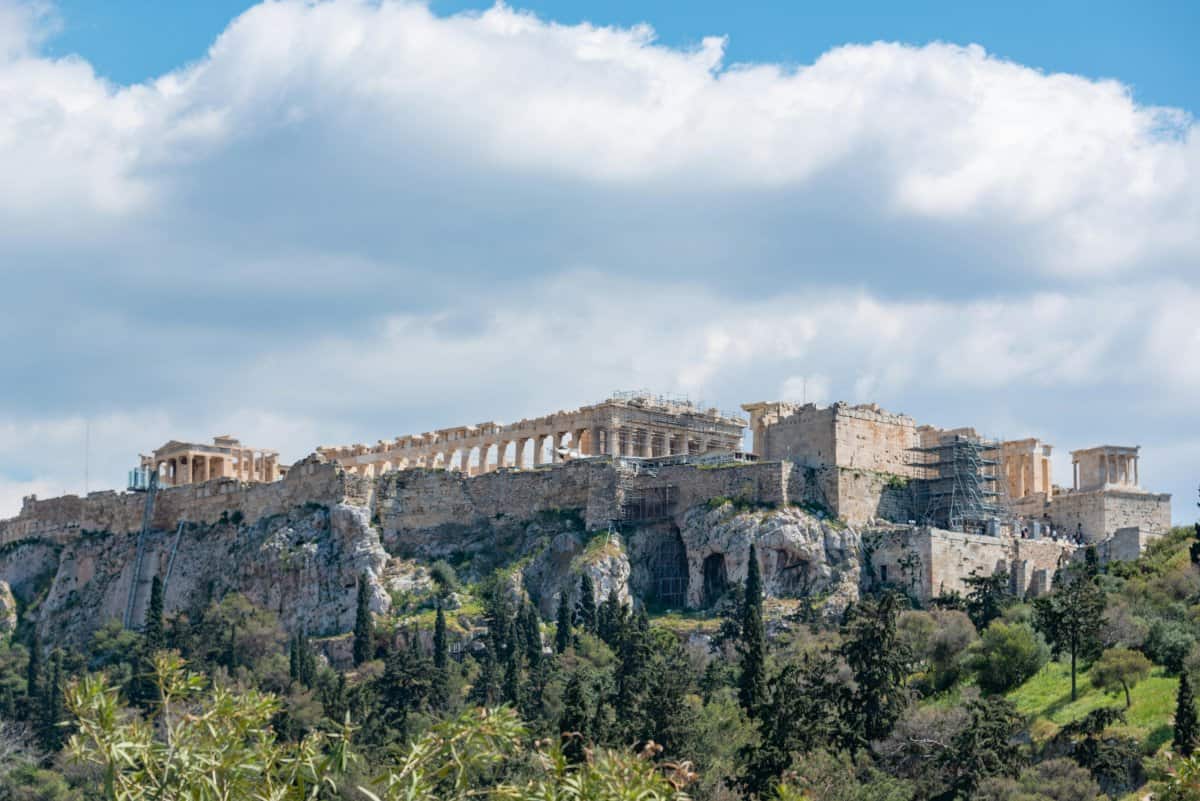 The Acropolis hill
