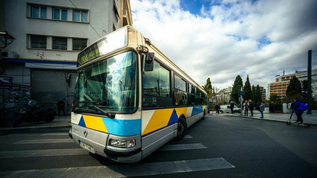 A bus in Athens