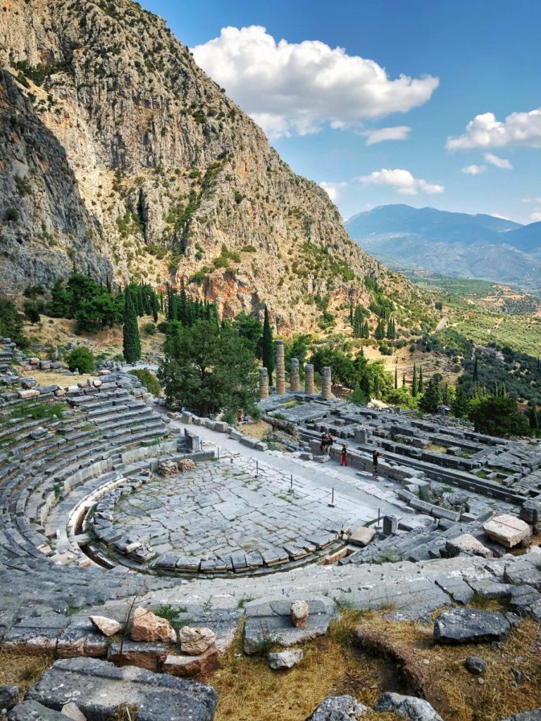 the Amphitheatre at Delphi