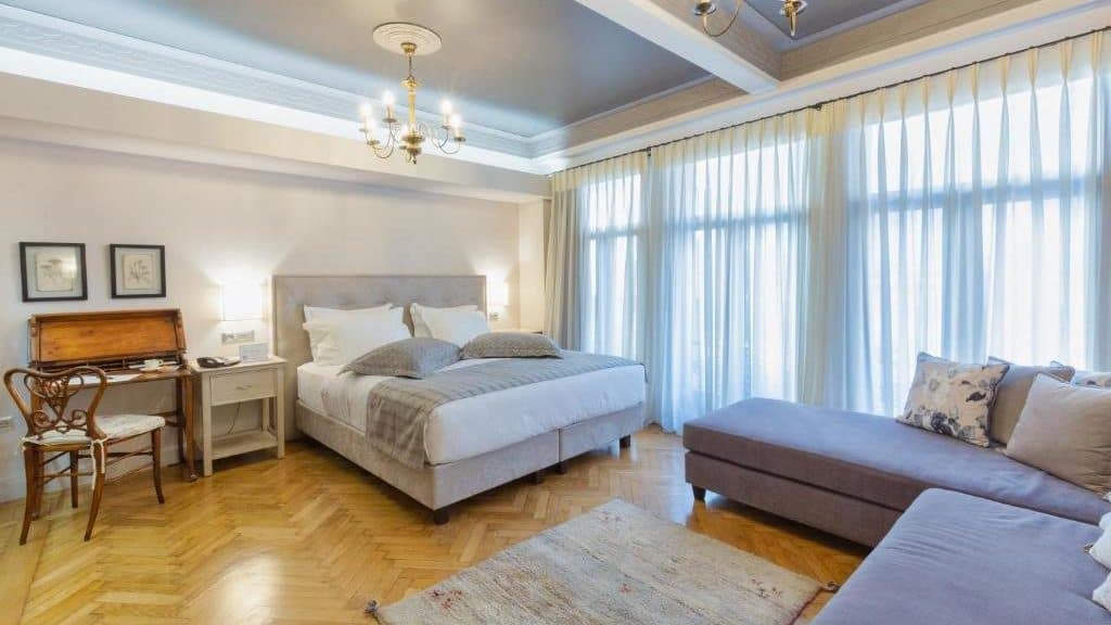 A room at Sweet Home Hotel in Athens, Greece