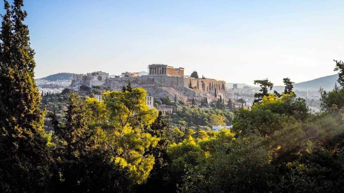 Acropolis views from Afar