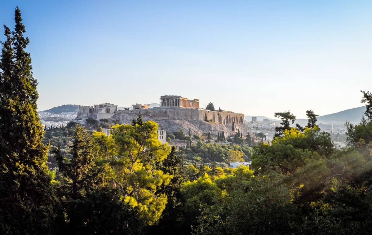 Acropolis views from Afar