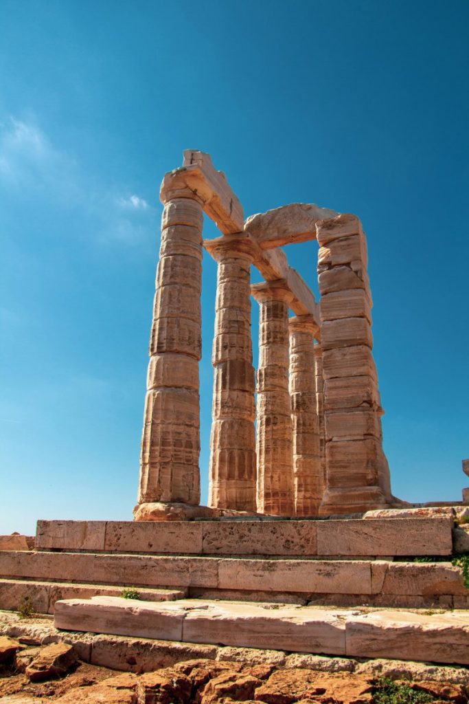The temple of posidon at cape Sounion