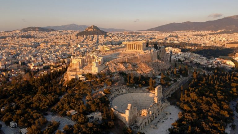 Views from the Acropolis from Above