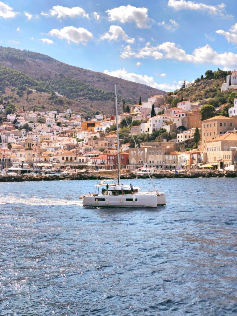The port of Hydra island