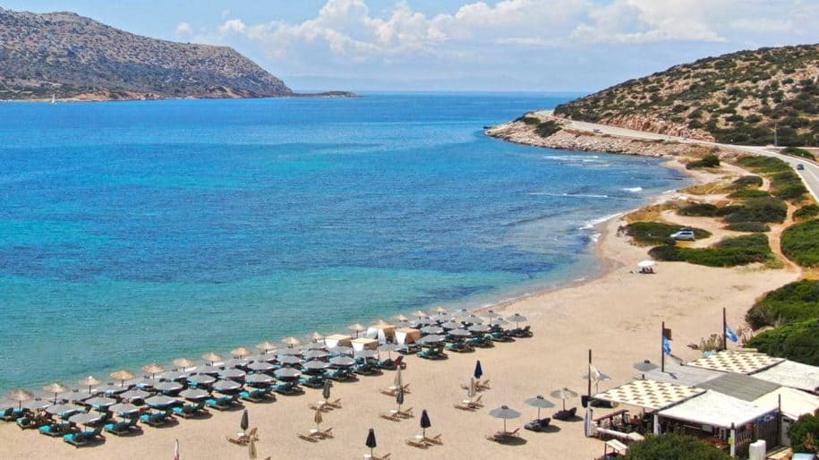 Harakas beach in Athens, Greece