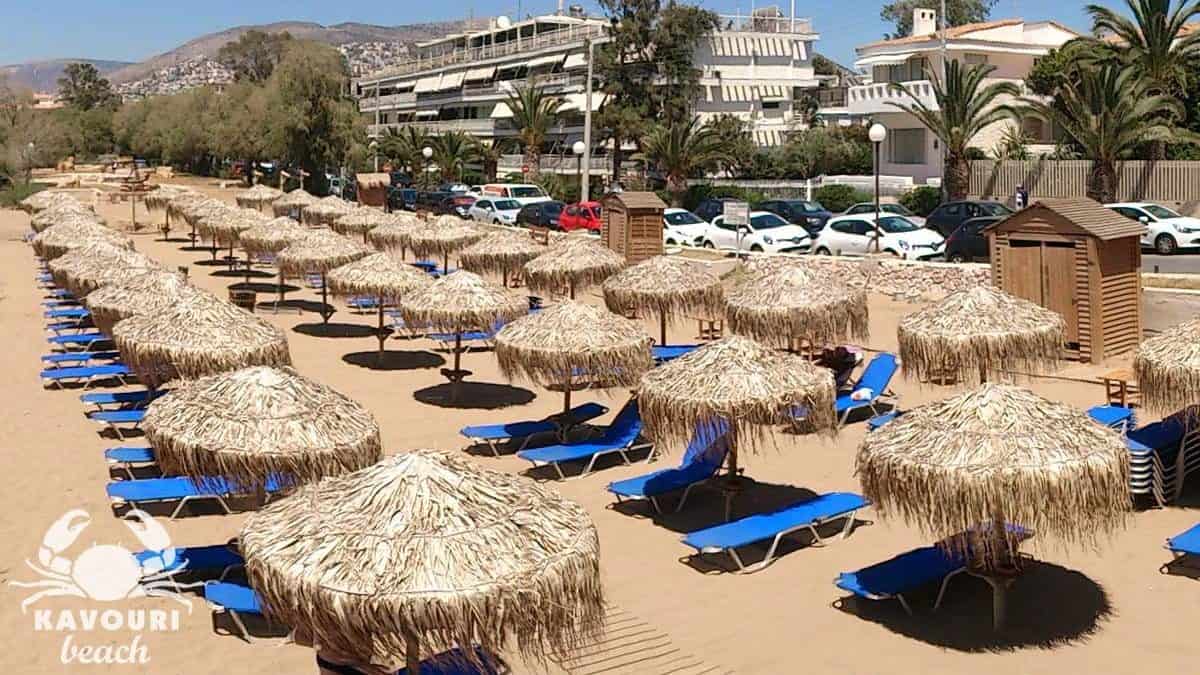 kavouri beach in Athens
