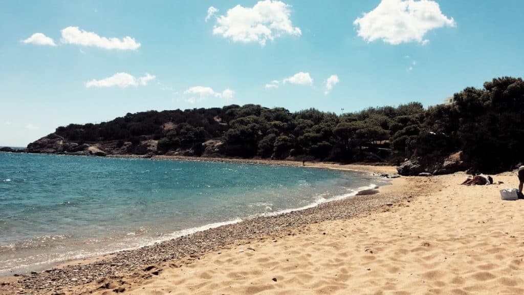 Legrena beach near Athens, Greece