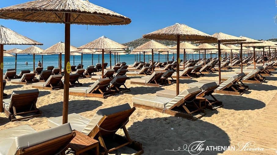 Varkiza beach in Athens, Greece