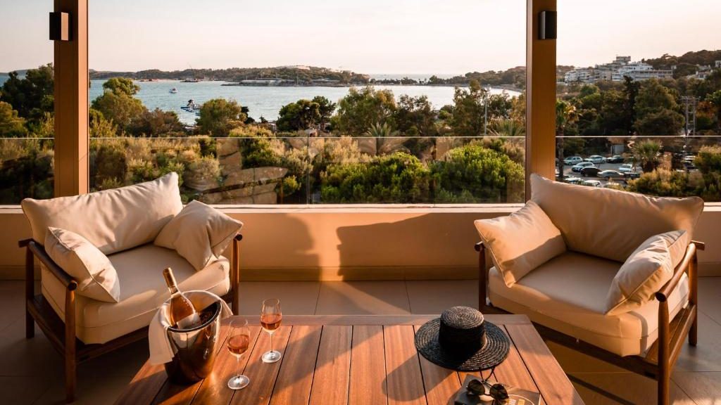 Balcony views from Somewhere Vouliagmeni